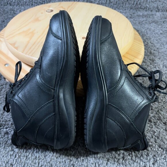 Orthofeet Shoes Rosel Boots Women Size 6 Wide Black Leather Comfort Ankle Bootie - Picture 5 of 9